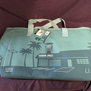 Trader Joe's Green Tote Bag